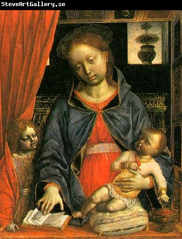 Vincenzo Foppa Madonna and Child with an Angel  k